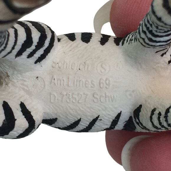 Schleich Zebra Toy Figure Lot of 3 Baby Family Zoo Safari Jungle Animals - Picture 10 of 12